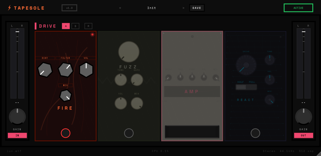 TapeSole v1.0.0 (VST3 + AU)